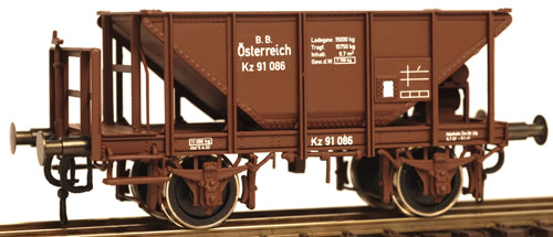 Ferro Train 850-236 - Austrian BBÖ Kz 91 086 2ax 2ax ore hopper car